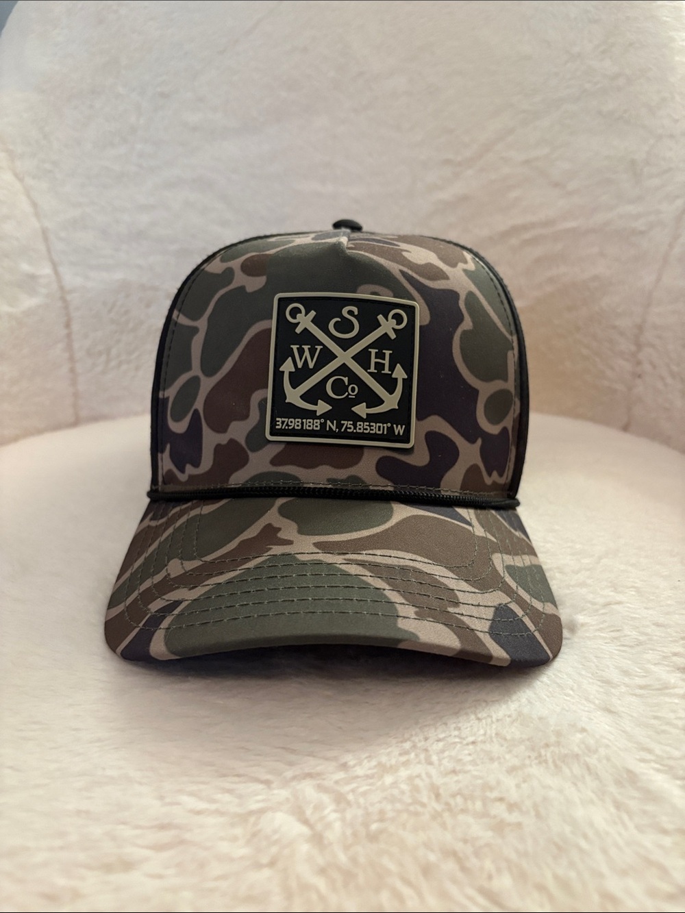 Wicked Seas Hat Company green camo hat
